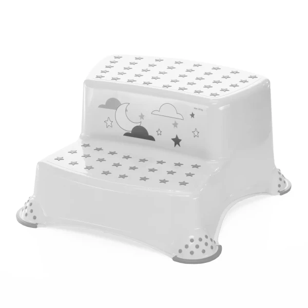 Zopa Dvojstupínek k WC/umyvadlu "Moon", White