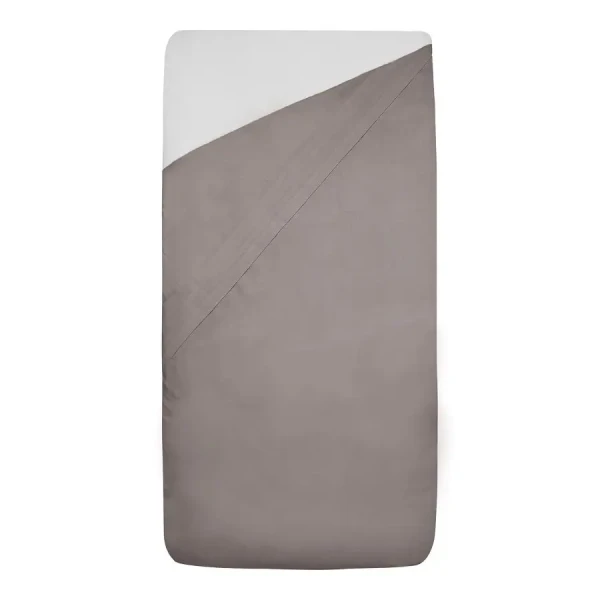 Witlof for kids prestieradlo so zosilneným lemom Tuck-inn 40 x 80 cm Warm Grey