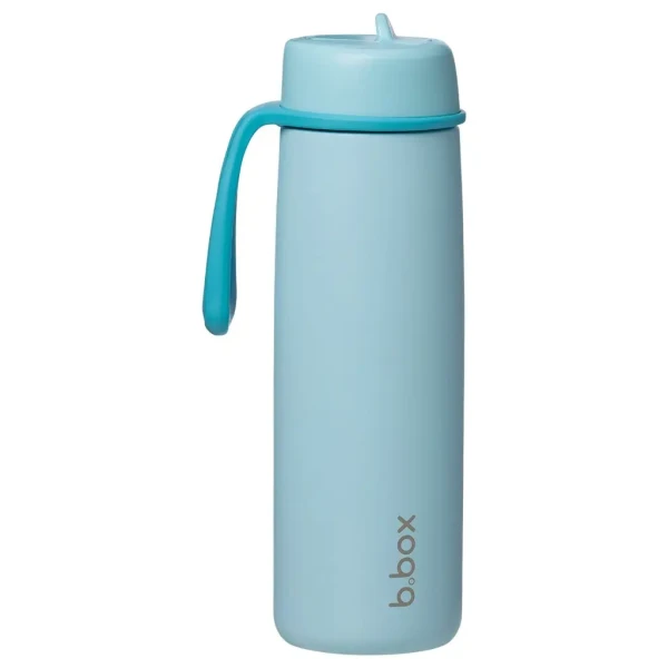 Nerezová termolahev s brčkem 690 ml - lagoon