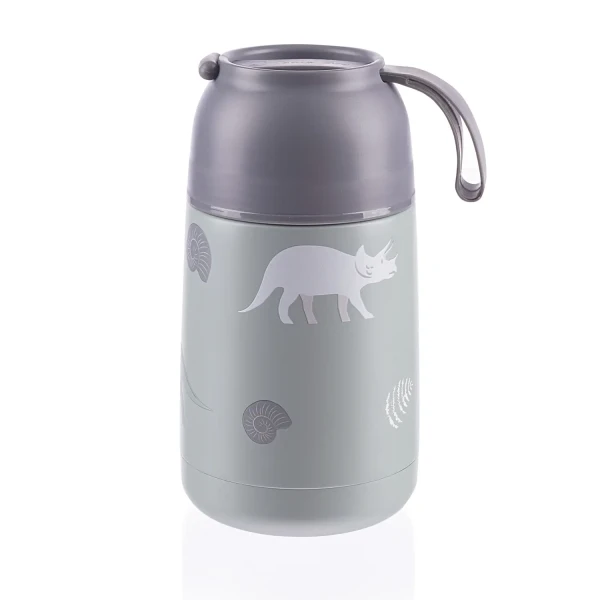 Zopa Termoska na jídlo se silikonovým držákem 620 ml, Dino