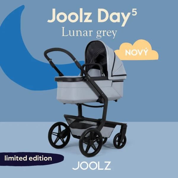 Joolz Day5 kočárek kompletní set Special Lunar grey + DEKA dárek
