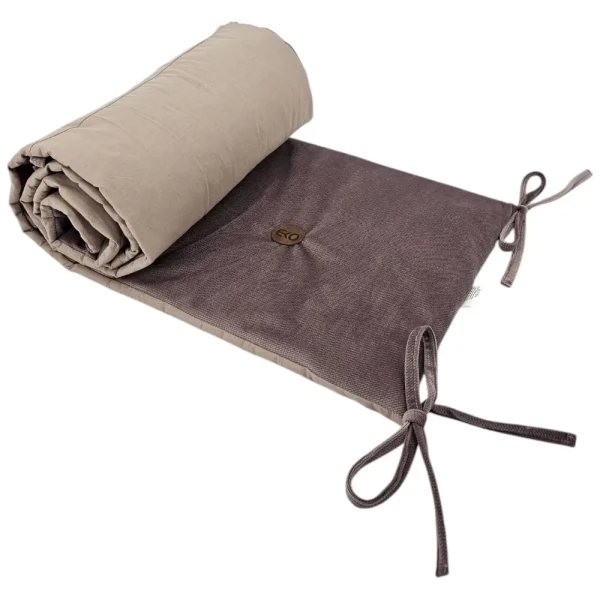 EKO Mantinel do postieľky bavlnený Velvet Dark Pink 180cm