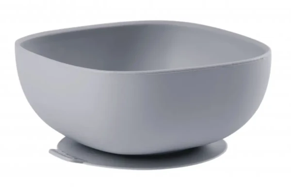Beaba Miska silikonová s přísavkou Grey