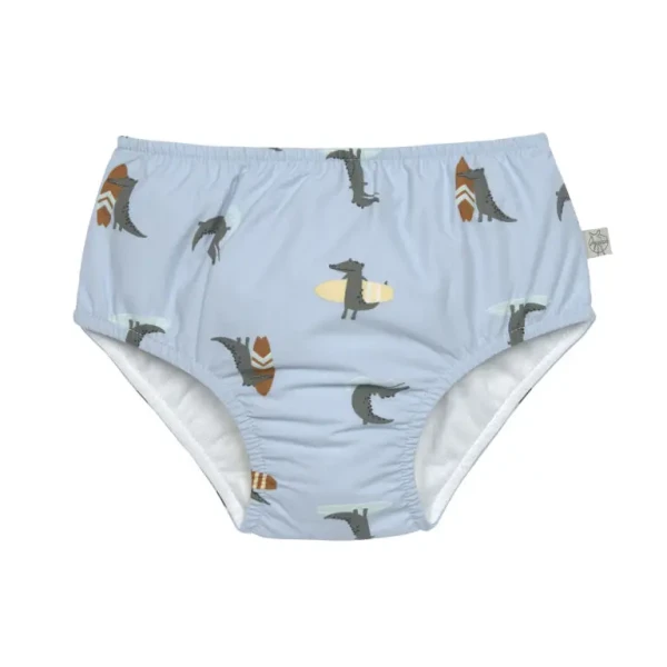 LÄSSIG Swim Diaper crocodile sky blue 13-18 mo.