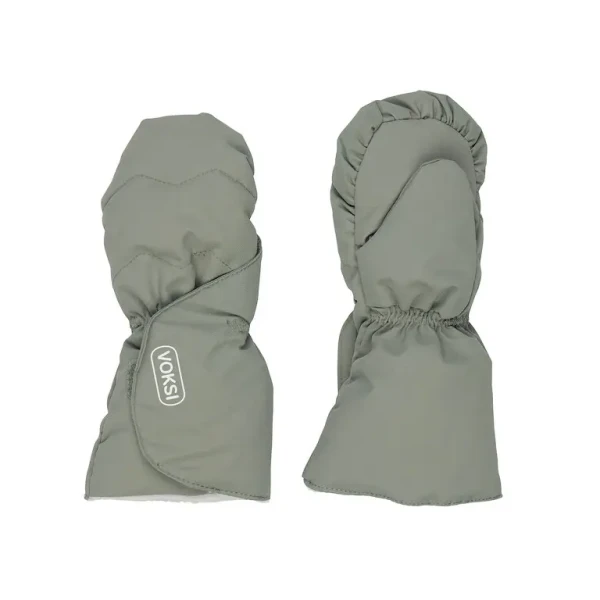 Voksi Detské rukavice meadow green / light grey 1-2y