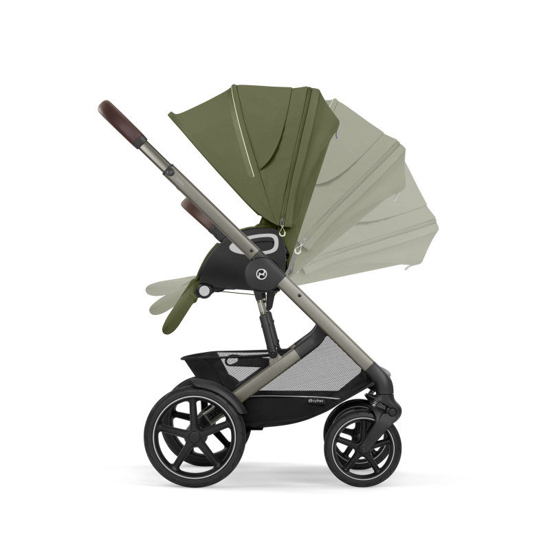 CYBEX TALOS S LUX Moss Green - taupe rám