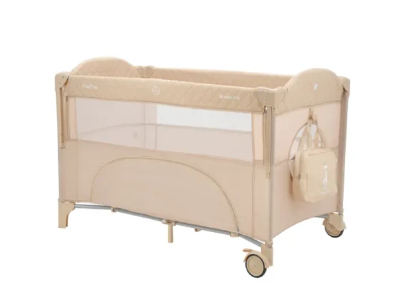 KikkaBoo Postýlka cestovní Milky Way Beige