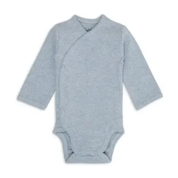 LODGER Body s dlhým rukávom Melange Blue Fogg vel. 68