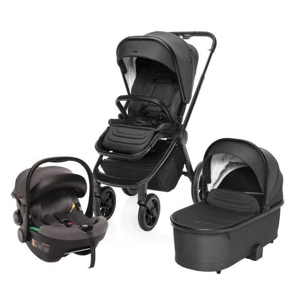 Zopa Set kočárek Move Cross 3 + hluboká korba Move XL 3 + autosedačka XM dle vlastního výběru, All Black