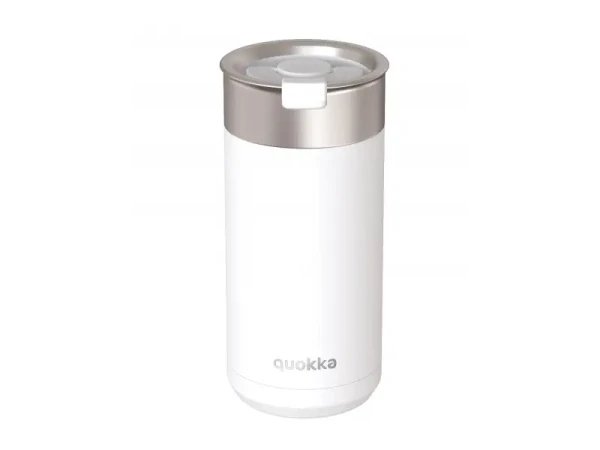 Quokka Nerezový termohrnek se sítkem Boost White 400 ml