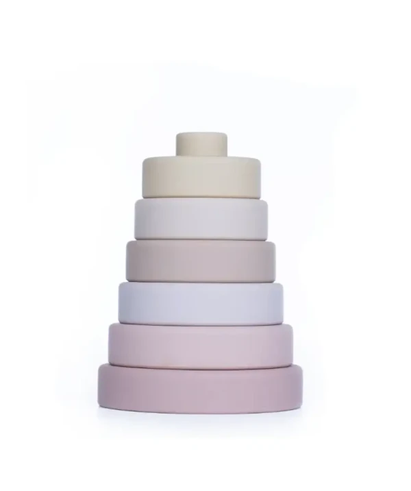 PA09134 Pellianni Silikonová stohovací věž Pink