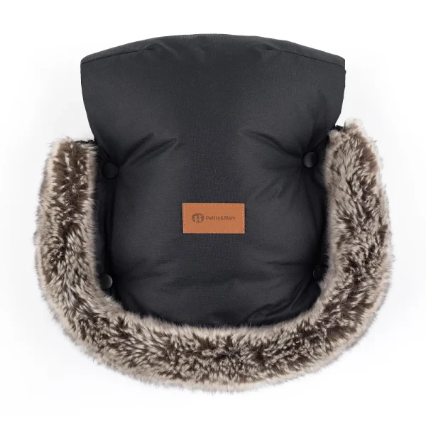 PETITE&MARS Rukávník / rukavice Furry Forever Black