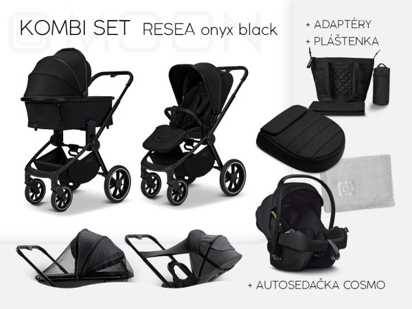 RESEA + Kombi set - ONYX BLACK