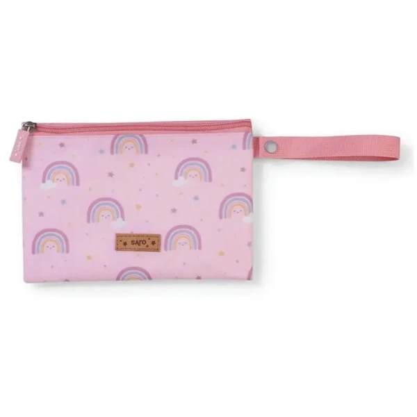 Saro Baby Sáček na svačinu Lunch Bag Pink Rainbow