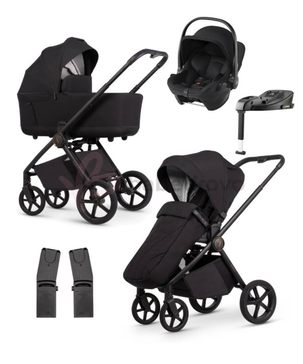 VENICCI CLARO 2 Noir + Autosedačka BRITAX RÖMER Baby-Safe Core + Baby-Safe Core Base