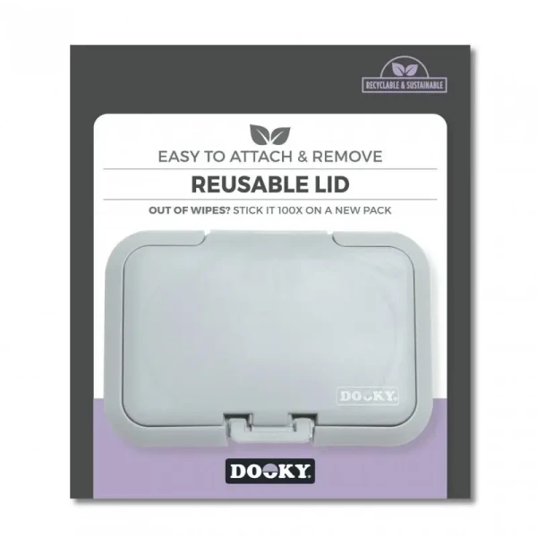 Dooky Uzávěr na vlhčené ubrousky Grey Card 1ks