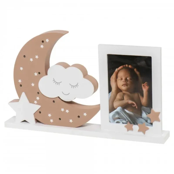 Dooky Rámeček na fotografii s LED osvětlením Moonlight Frame Brown
