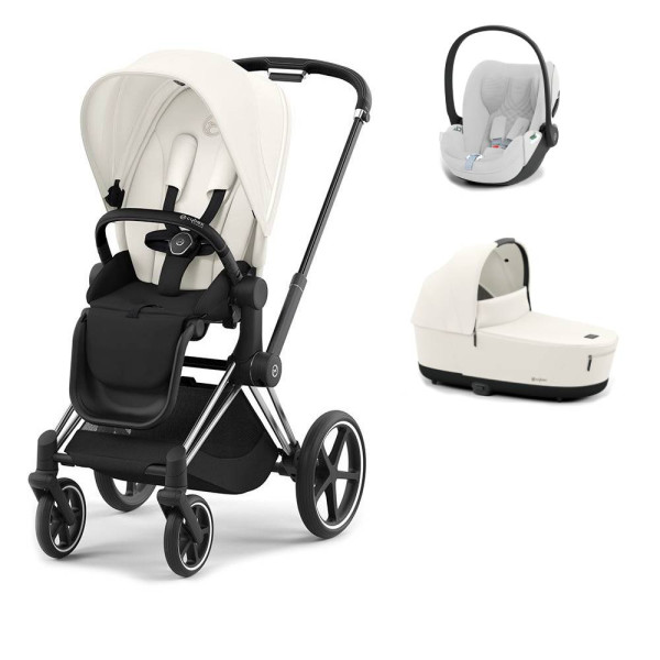CYBEX PRIAM 3-kombinácia CHROME BLACK Off White