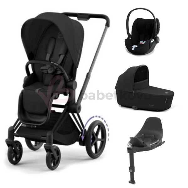 CYBEX E-PRIAM 4-kombinácia MATT BLACK Sepia Black