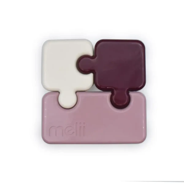 Svačinový box Puzzle 850 ml - Luxe růžový