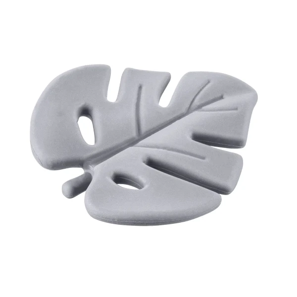 Zopa Silikónové hryzátko Leaf, Dove Grey