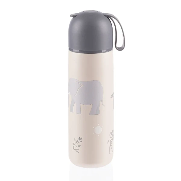 Zopa Termoska na tekutiny se silikonovým držákem 400 ml, Safari