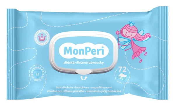 MonPeri obrúsky vlhčené 72 ks 2025