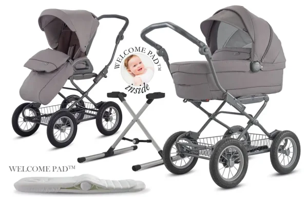 Inglesina Sofia Duo 2024 Sideral Grey s podvozkem Bike