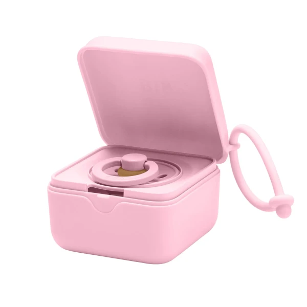 BIBS krabička na dudlíky baby-pink