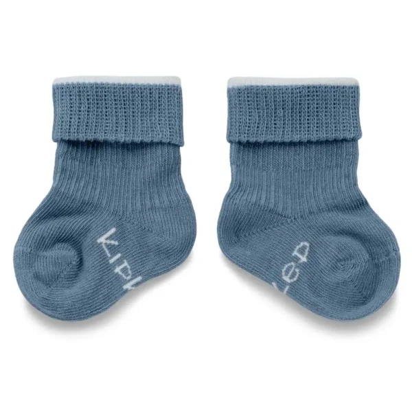 KipKep Detské ponožky Stay-on-Socks NEWBORN 1pár Blue Heaven