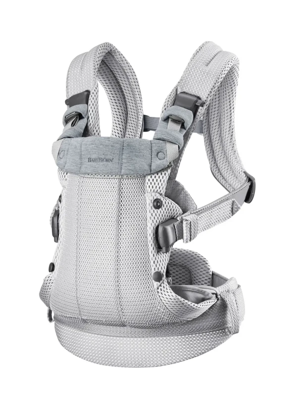 Babybjorn nosítko HARMONY Silver 3D mesh /Jersey