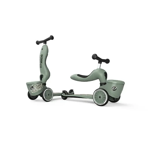 Scoot & Ride Odrážadlo a kolobežka Highwaykick 1 LIFESTYLE Green Lines