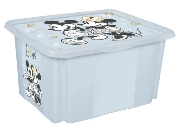 KEEEPER Úložný box s vekem malý "Mickey", Modrá II
