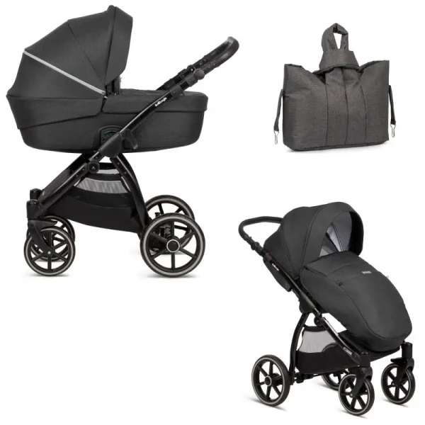 BO Jungle Kombinovaný kočárek B-SUVVY Moonrock Grey