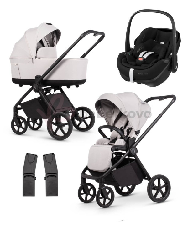 VENICCI CLARO 2 Vanilla + Autosedačka Maxi-Cosi Pebble 360 Pro2