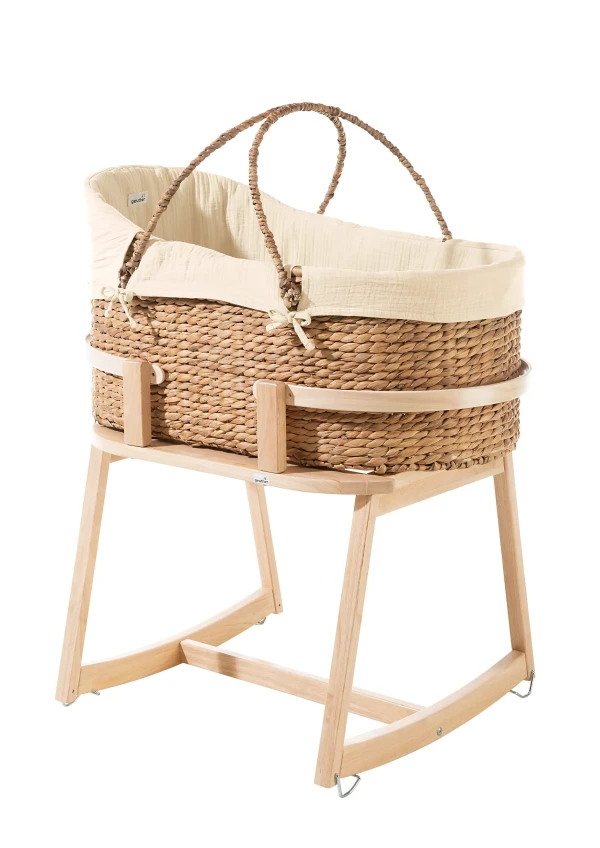 Geuther Mojžíšův koš sada: koš a základní rám, nature, beige