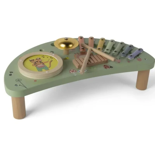 DANTOY Playful Wood dřevěný hudební stoleček 3ks 36m+