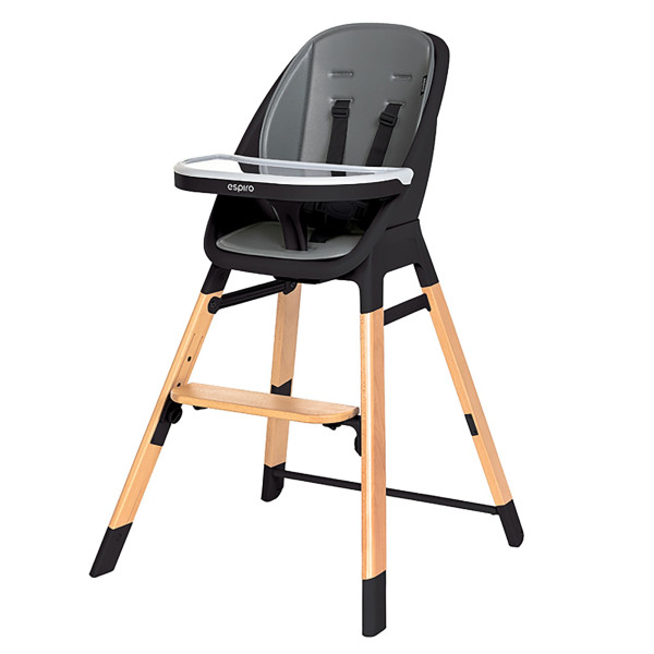 Espiro Sense jedálenská stolička 10 Onyx black