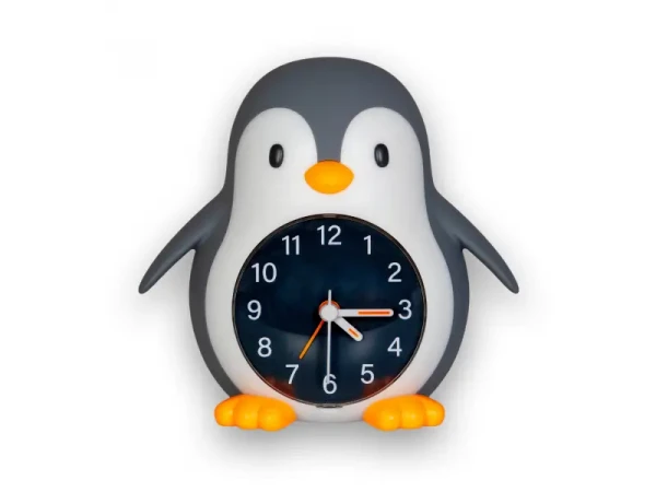 MegaLight Noční světlo s budíkem POPPY PENGUIN