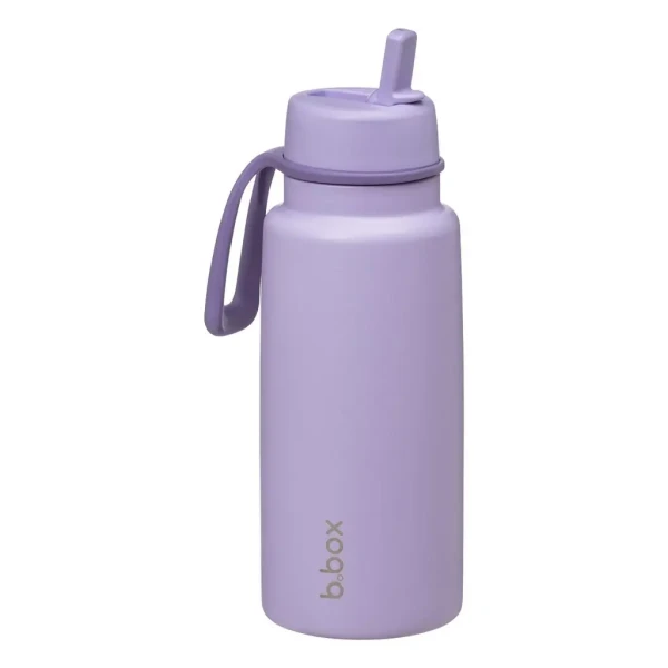 Nerezová termolahev s brčkem 1l - lilac love