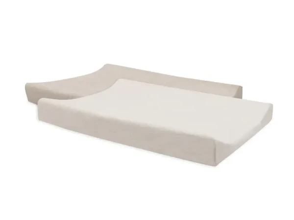 Jollein Potah na přebalovací podložku 50x70cm 2 ks froté Oatmeal/Sand