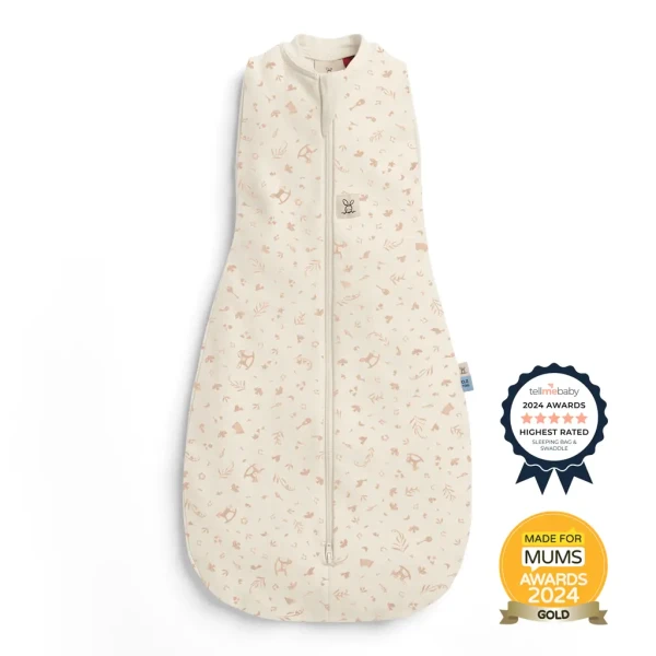 ERGOPOUCH Zavinovačka a vak na spanie 2v1 Cocoon Lullaby  3-6m, 6-8kg, 0,2tog