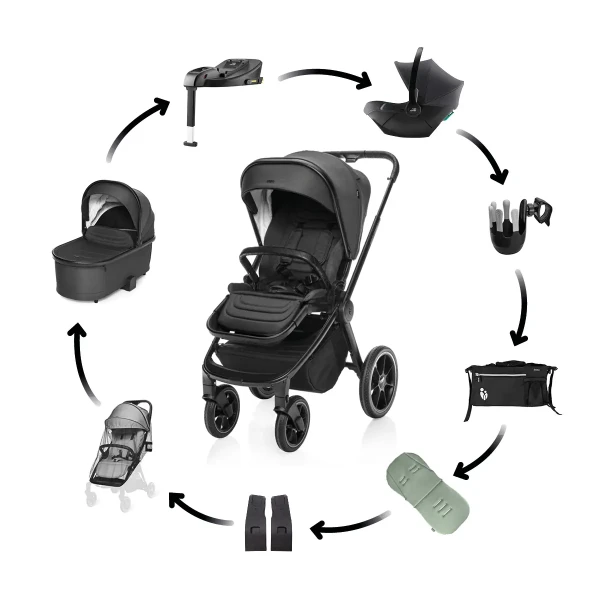 Zopa Maxi set KočíkMove Cross 3, All Black