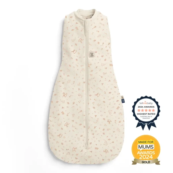 ERGOPOUCH Zavinovačka a vak na spanie 2v1 Cocoon Lullaby  3-6m, 6-8kg, 1,0tog