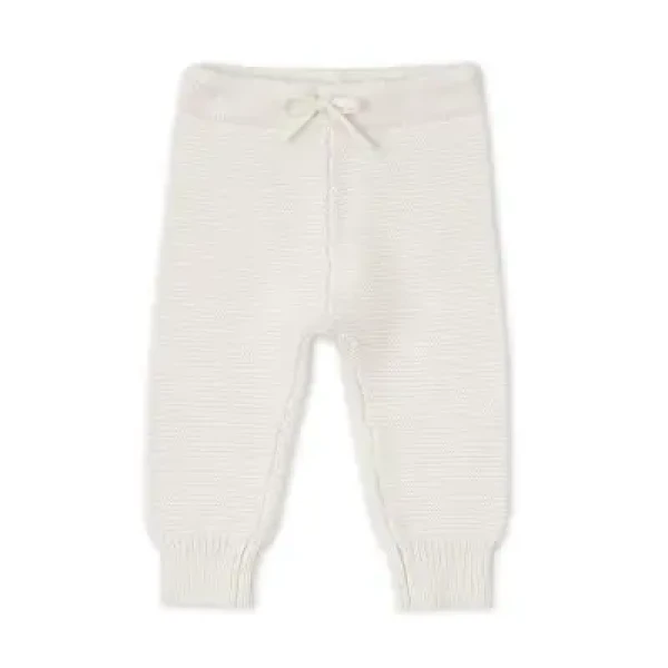 LODGER Pletené tepláčky Merino Cream vel. 68
