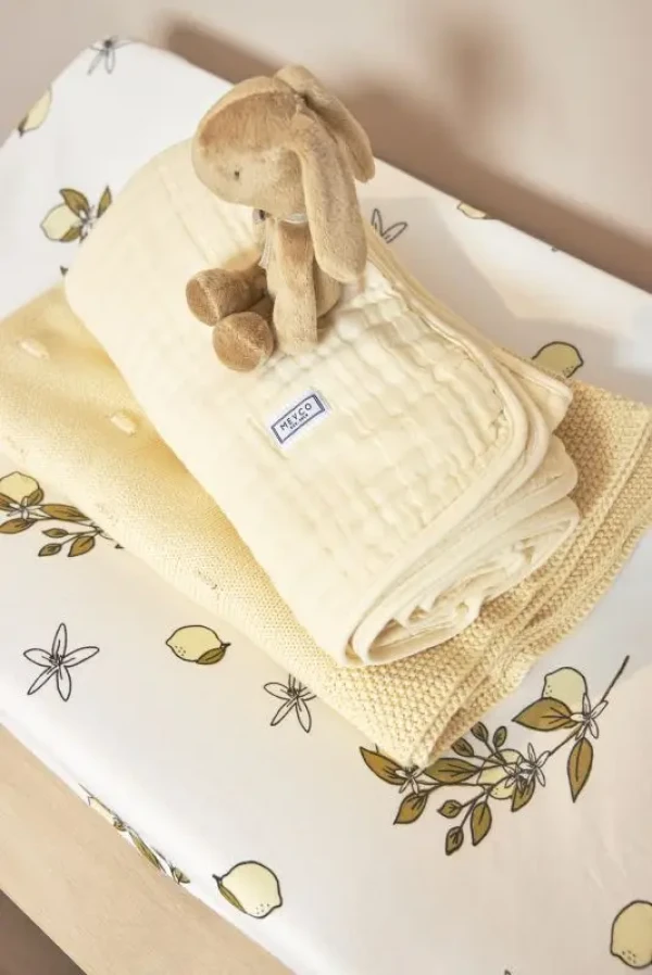 Mušelínové pleny 3-balení - Lemon Soft yellow