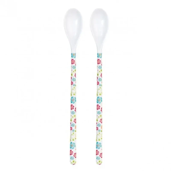 Saro Baby Lžičky Ultra Long 2ks Flowers