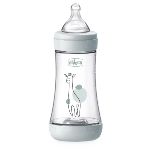 CHICCO Fľaša dojčenská antikoliková Perfect5 240 ml neutral stredný prietok 2m+