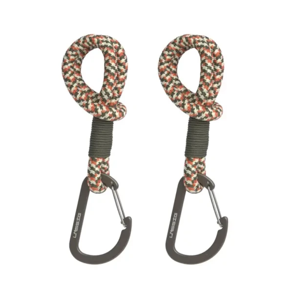 LÄSSIG Casual Stroller Hooks Cord 2024 olive/red/vanilla