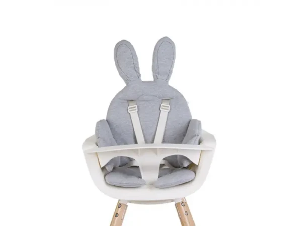 Childhome Sedací podložka do dětské židličky Rabbit Jersey Grey